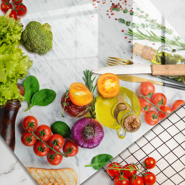 Protège plaque de cuisson Légumes et épices