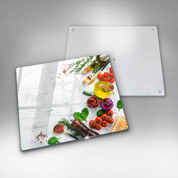 Protège plaque de cuisson Légumes et épices
