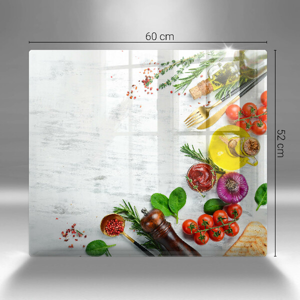 Protège plaque de cuisson Légumes et épices