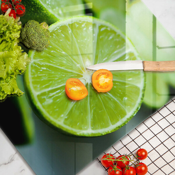 Protection plaque induction Agrumes citron vert