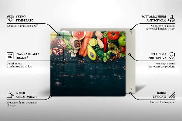 Protection plaque induction Fruits et légumes