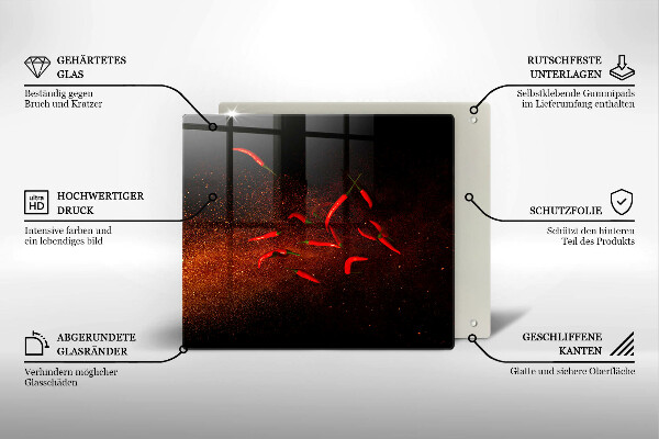 Protection plaque induction Piments forts