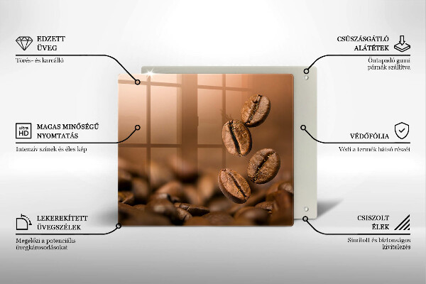 Protection plaque induction Grains de café