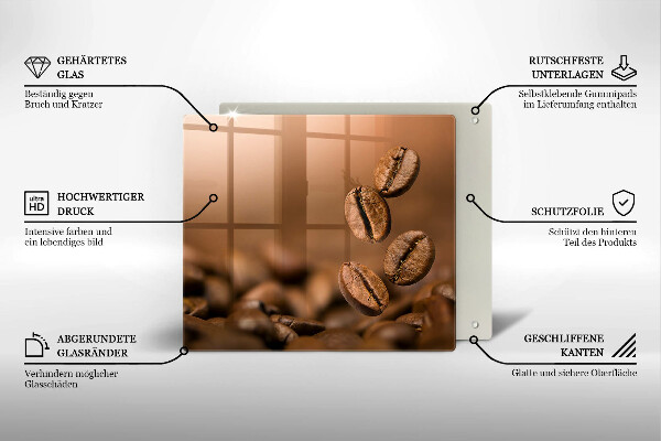 Protection plaque induction Grains de café