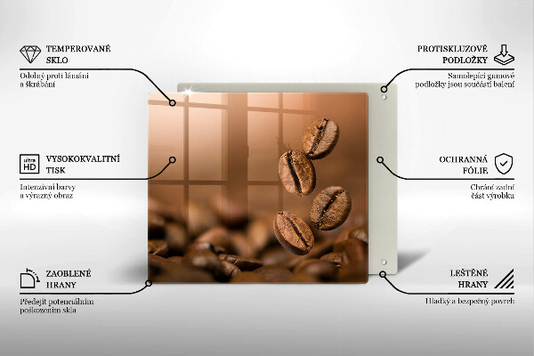 Protection plaque induction Grains de café