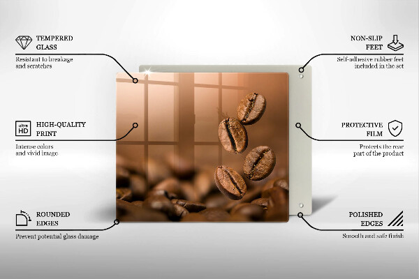 Protection plaque induction Grains de café