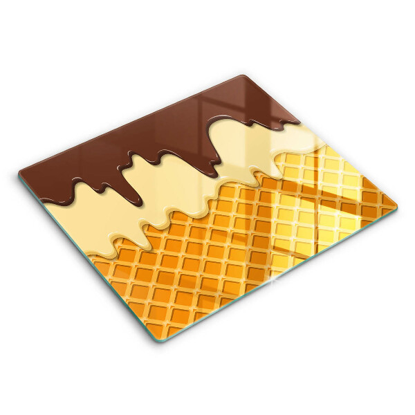 Protection plaque induction Illustration de cornet de crème glacée