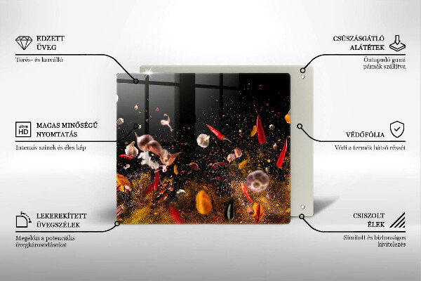 Protège plaque de cuisson Épices piquantes