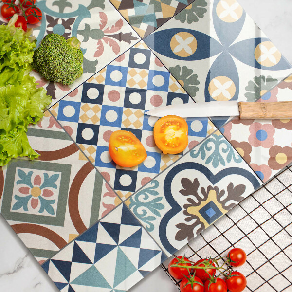 Protection plaque induction Carreaux décoratifs