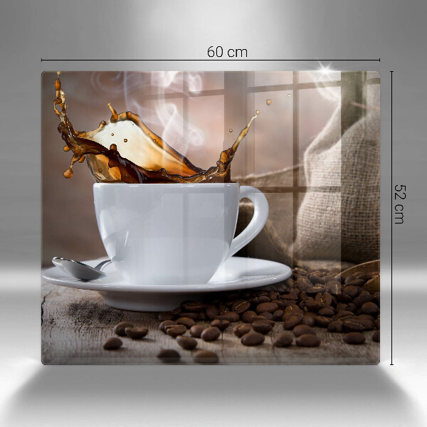 Protection plaque induction Tasse et grains de café