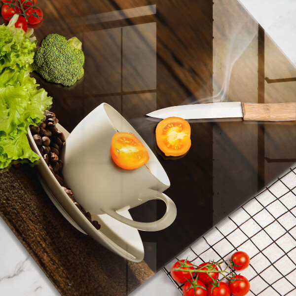 Protection plaque induction Tasse à café en bois