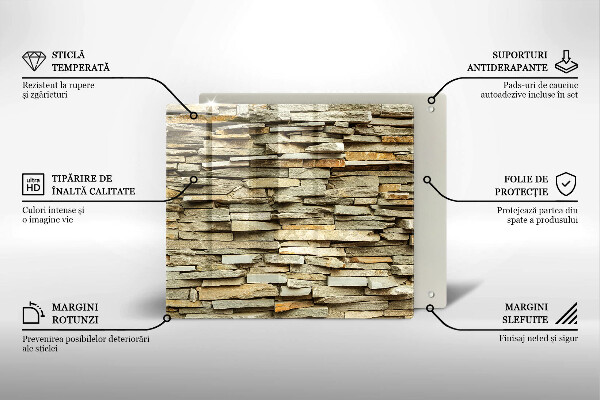 Protection plaque induction Pierres décoratives