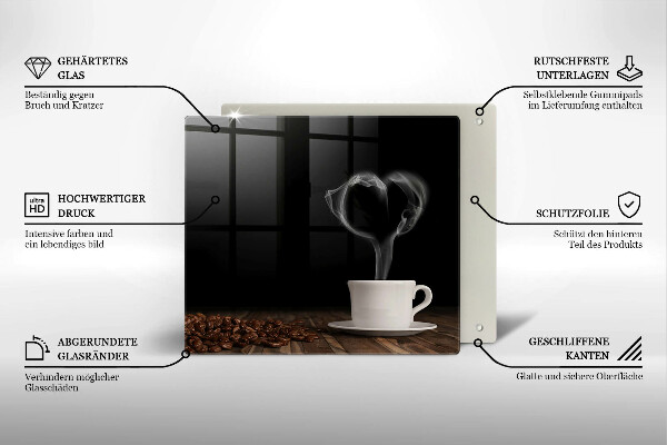 Protection plaque induction Coeur de tasse à café