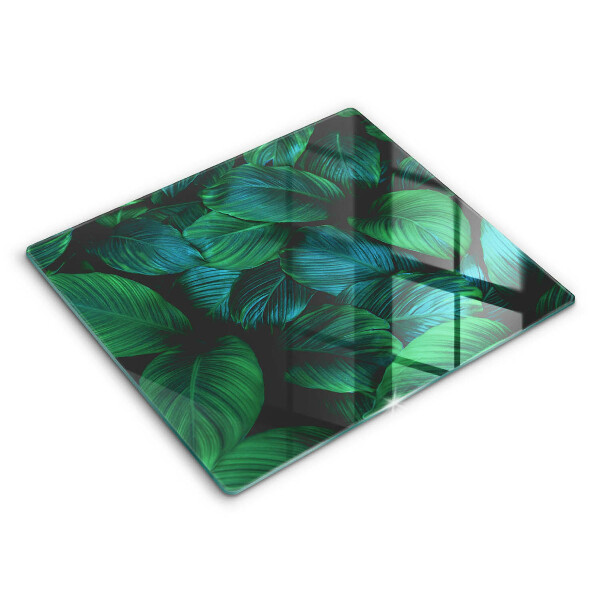 Protection plaque induction Feuilles de la jungle