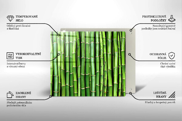 Protection plaque induction Bambous naturels