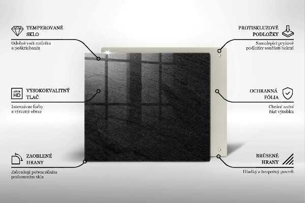 Protection plaque induction Texture de pierre