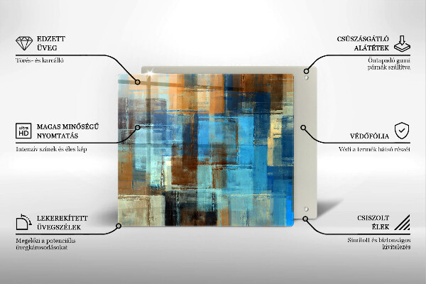 Protection plaque induction Fond peint