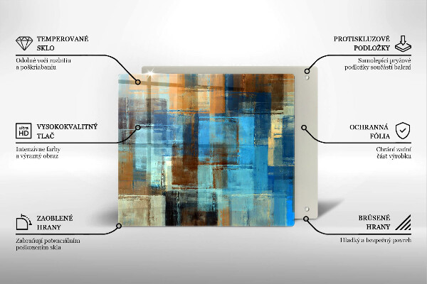 Protection plaque induction Fond peint