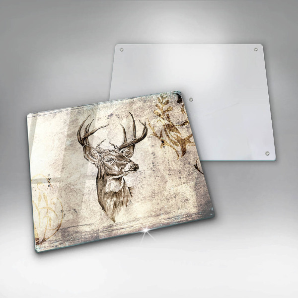 Protection plaque induction Illustration d'animaux de cerf