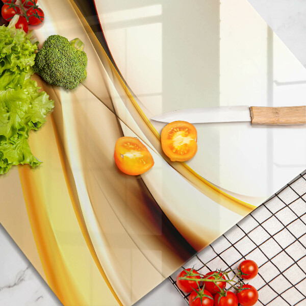 Protection plaque induction Lignes de fumée abstraites