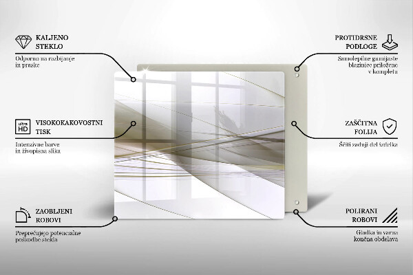 Protection plaque induction Conception de lignes abstraites