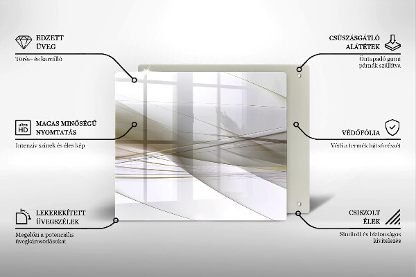 Protection plaque induction Conception de lignes abstraites