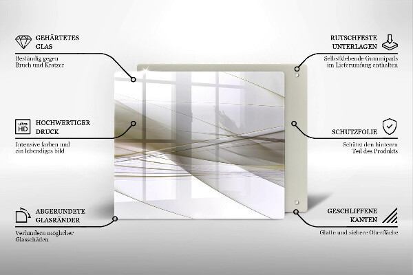 Protection plaque induction Conception de lignes abstraites