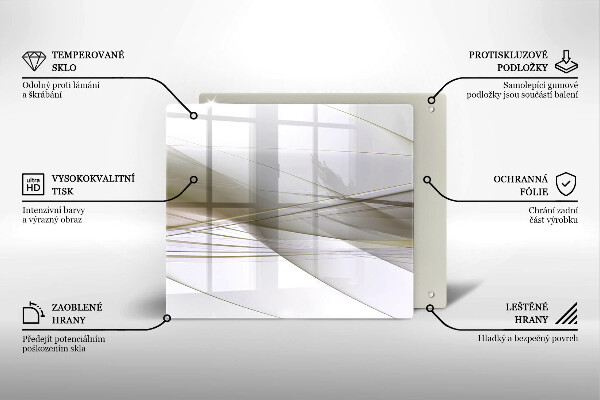 Protection plaque induction Conception de lignes abstraites