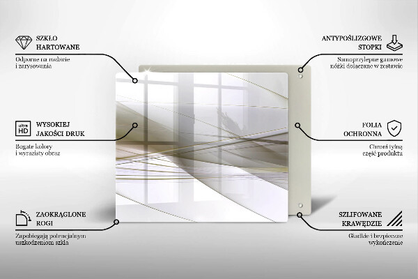 Protection plaque induction Conception de lignes abstraites