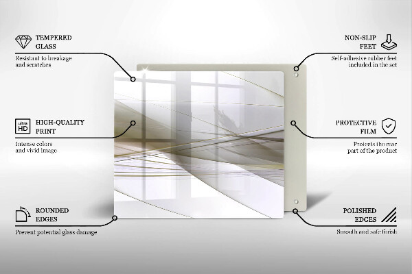 Protection plaque induction Conception de lignes abstraites