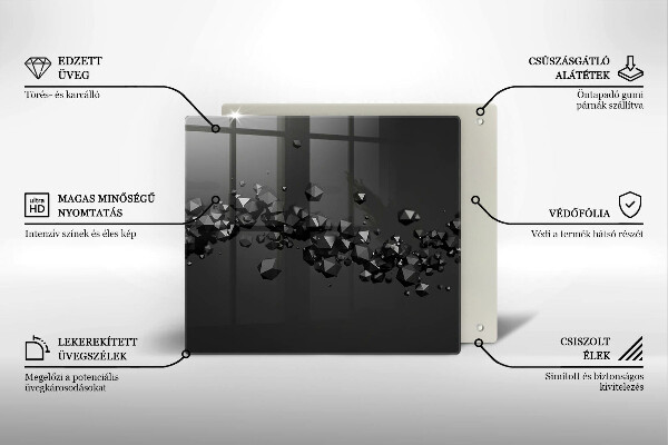Protection plaque induction Abstraction de formes 3D