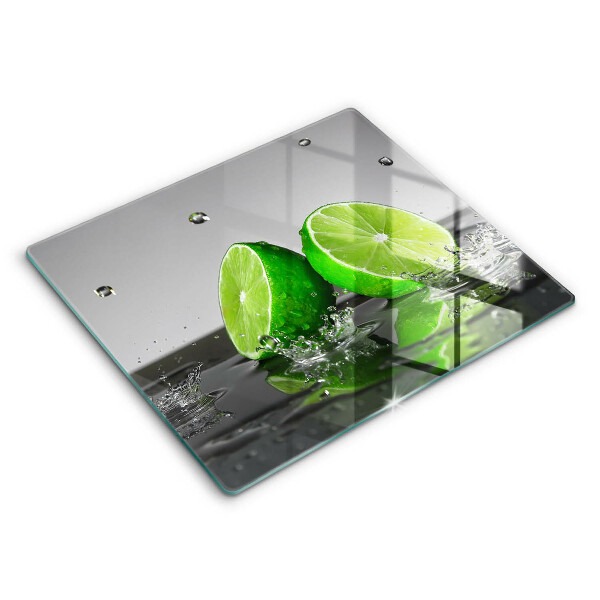 Protection plaque induction Citrons verts juteux et eau