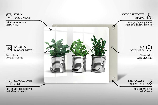 Protection plaque induction Pots de plantes aromatiques