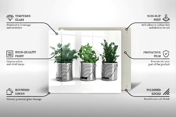 Protection plaque induction Pots de plantes aromatiques