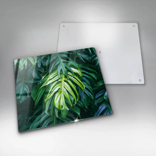 Protection plaque induction Feuilles de monstera sauvage