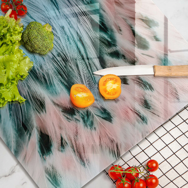 Protection plaque induction Plumes d'oiseaux bohèmes