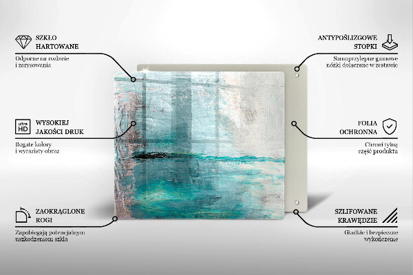 Protection plaque induction Fond d'abstraction de peinture