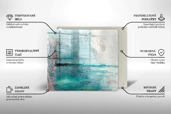 Protection plaque induction Fond d'abstraction de peinture