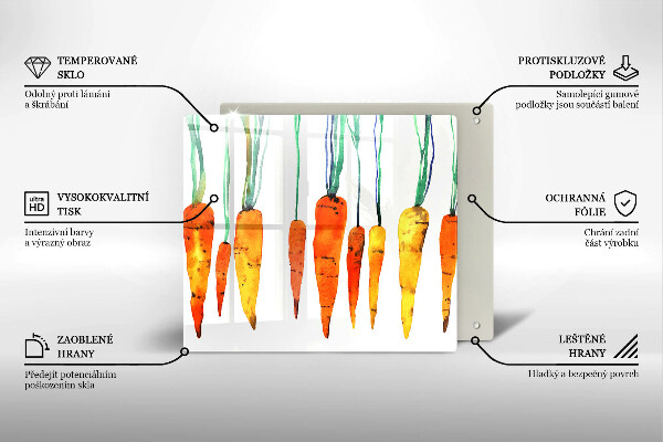 Protection plaque induction Illustration de carotte