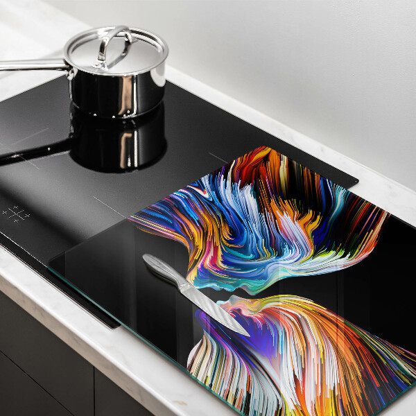 Protection plaque induction Baiser abstraction