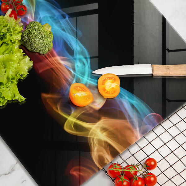 Protection plaque induction Fumée colorée