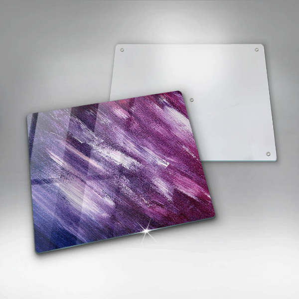 Protection plaque induction Peinture abstraite