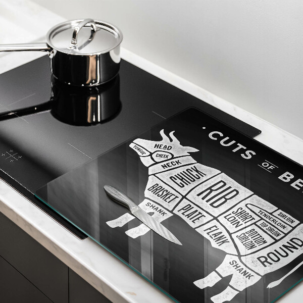 Protection plaque induction Bœuf à la viande de vache