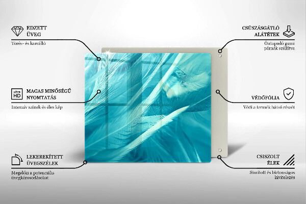 Protection plaque induction Plumes délicates