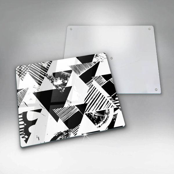 Protection plaque induction Triangles géométriques