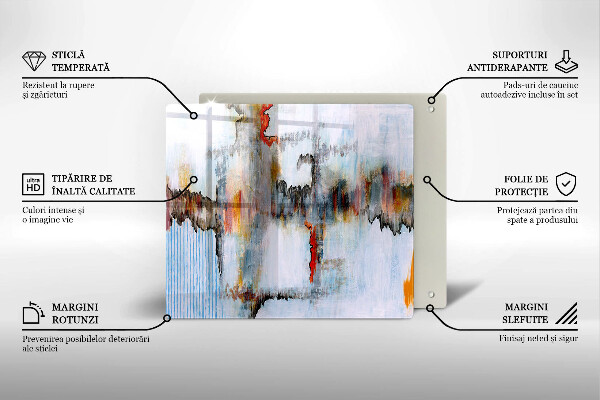 Protection plaque induction Peintures abstraites