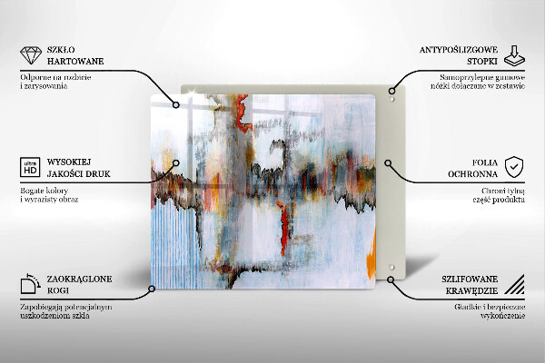 Protection plaque induction Peintures abstraites