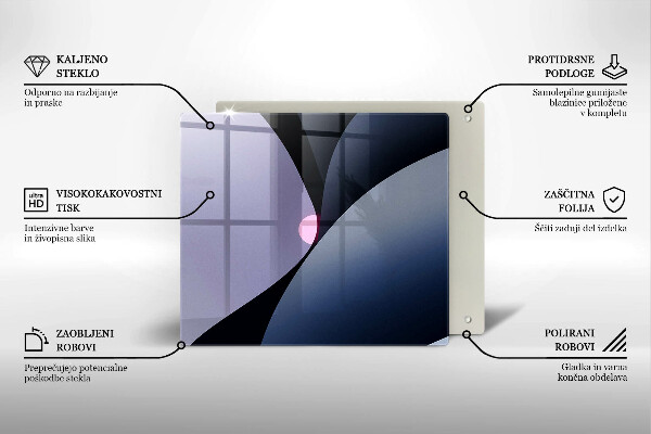 Protection plaque induction Formes abstraites