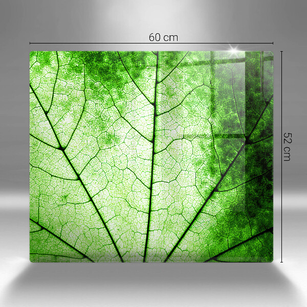 Protection plaque induction Feuille de veine décorative