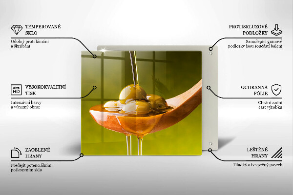 Protection plaque induction Huile d'olive et olives